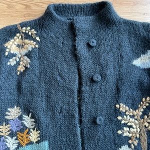 VINTAGE Siraqajna Cardigan Cowichan Style Cardigan Sweater Size Medium